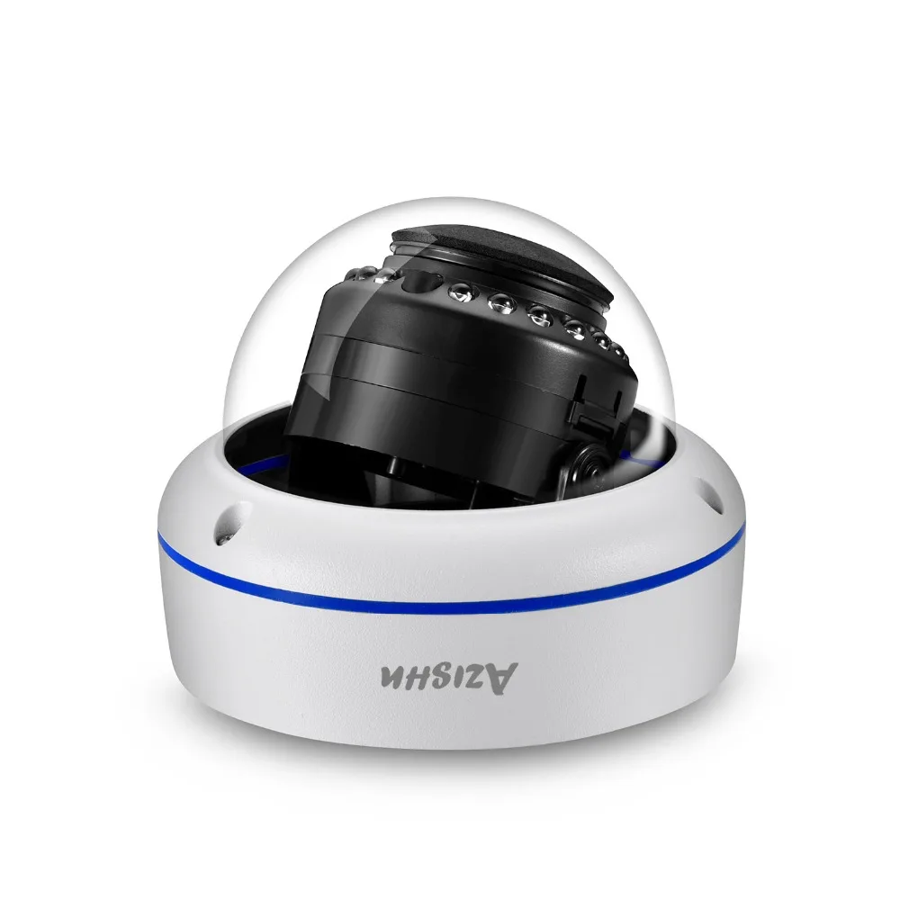 AZISHN H.265 5MP POE CCTV система безопасности 5.0MP NVR Взрывозащищенная аудио ip-камера P2P Onvif ИК ночного наружного наблюдения комплект