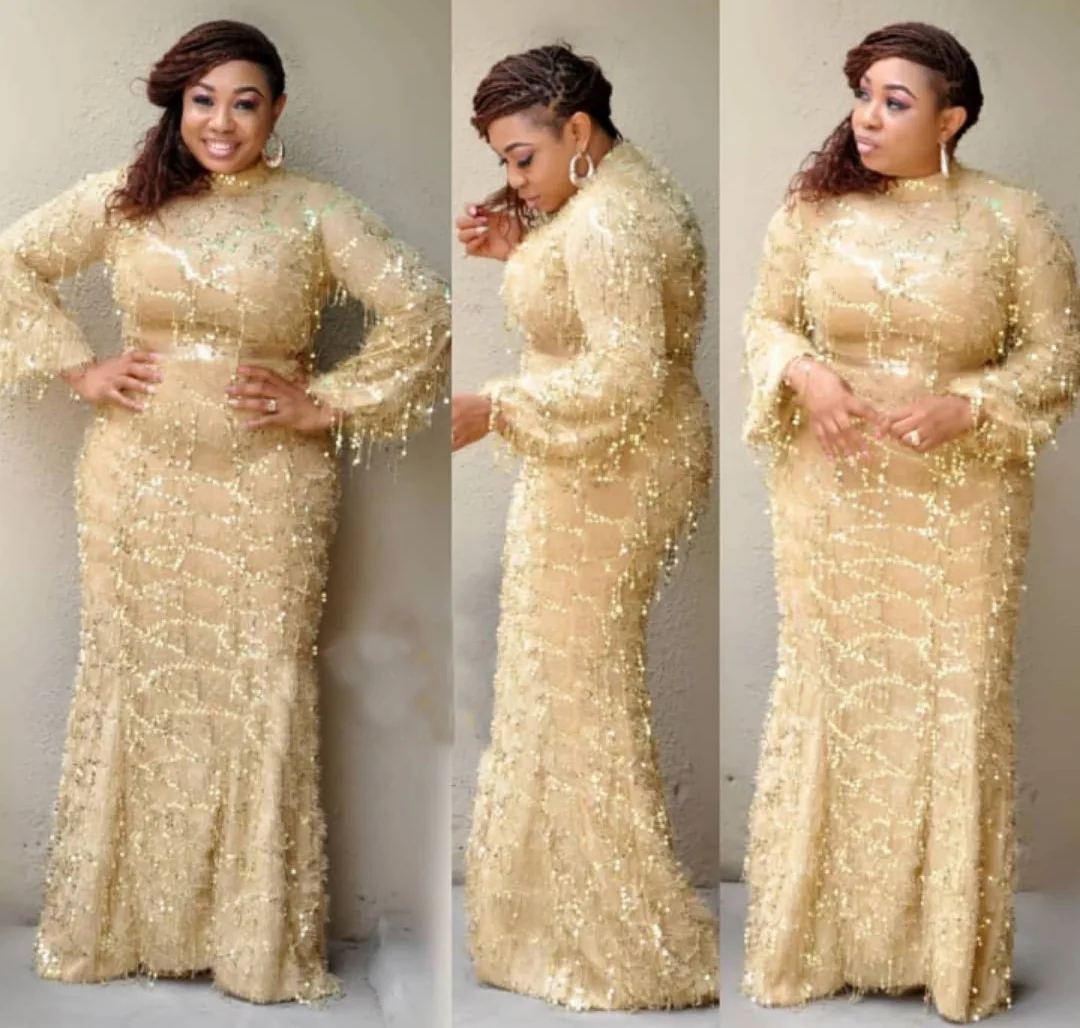 2019 хит продаж шерстяное платье с бахромой и блестками высоким воротником