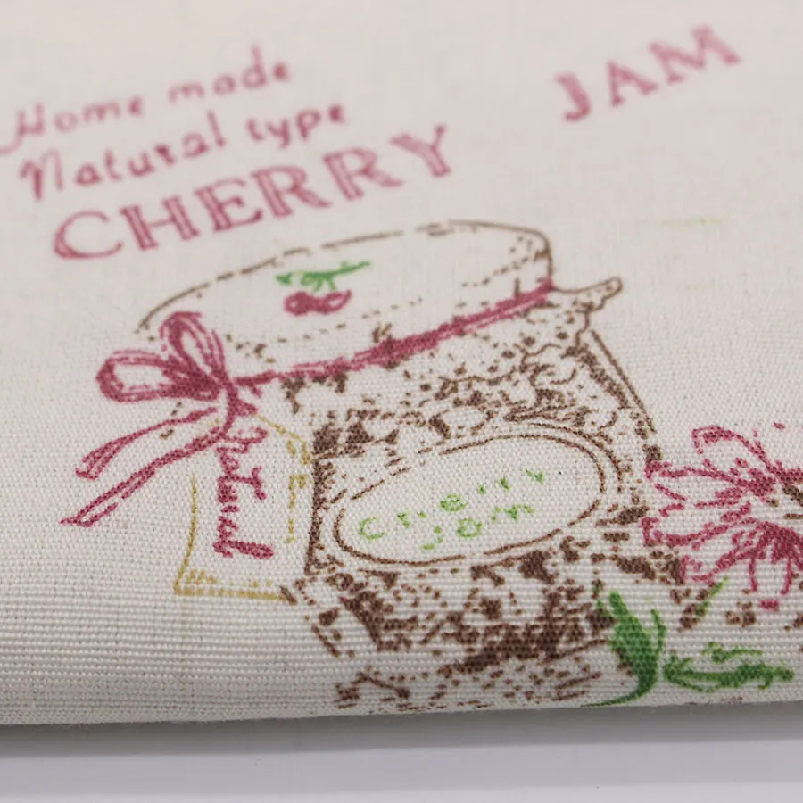 Ткань из полиэстера и хлопка с принтом ткань для шитья рукоделия тильда