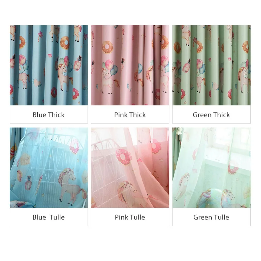 NAPEARL затемненные шторы современные для спальни универсальные тюлевые Мультяшные