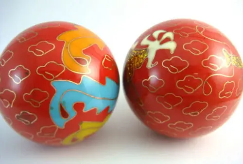 Baoding шар золотой дракон и феникс мяч для упражнений на здоровье|ball|health stickerhealth ball |