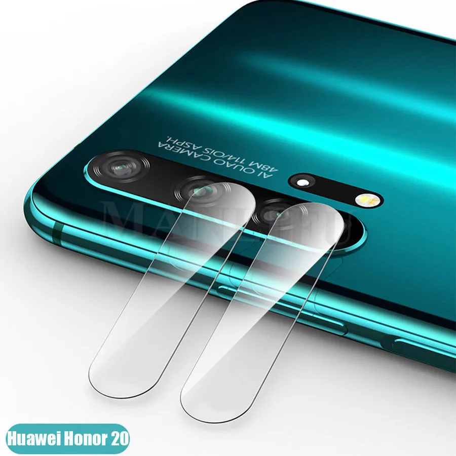 MANLIFU 2Pcs/Lot Back Camera Lens Clear Tempered Glass Protector for Honor 20 YAL-AL10 Honor 20 Pro 10i V20 Glass on Honor 20S