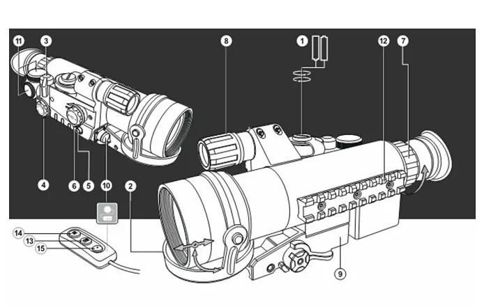 Yukon 26016T прицел ночного видения 3x охотничий прицел NVRS Sentinel 3X60 ночного видения для охоты быстрый корабль