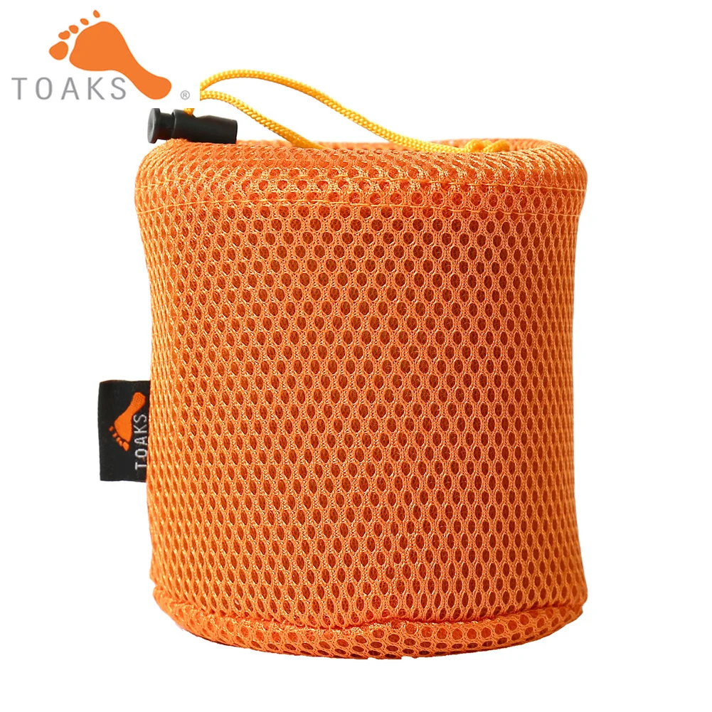 TOAKS POT-750 Pure Titanium Cup Ultralight Outdoor Mug with Lid and Foldable Handle Camping Cookware 750ml 103g
