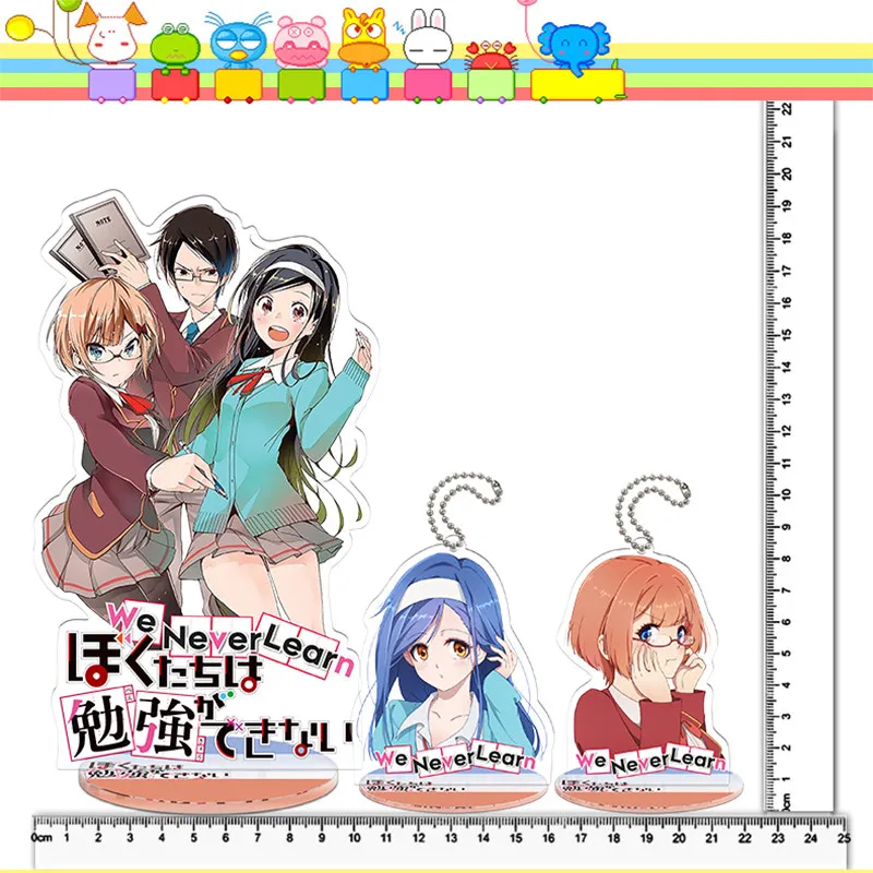 Аниме Bokutachi wa Benkyou ga Dekinai Furuhashi Fumino Mafuyu Kirisu Косплей подставка фигурка акриловый