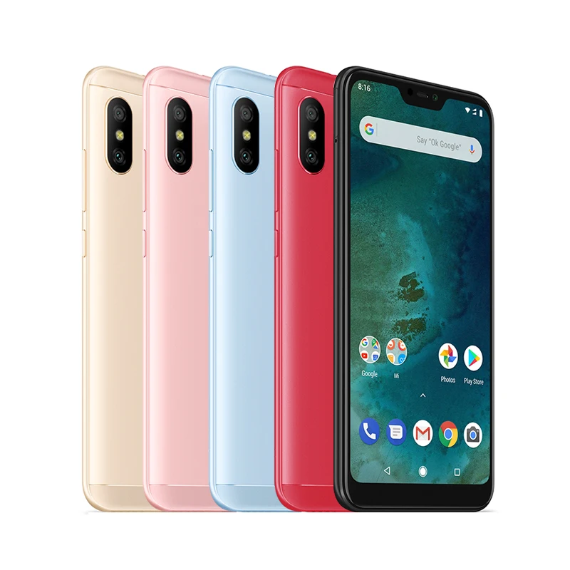Свободный налог! глобальная версия Xiaomi Mi A2 Lite 3 Гб оперативной памяти 32 встроенной