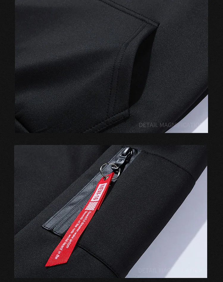 Grandwish Hoodies Men Brand Spring Autumn Long Sleeve Solid Color Hooded Sweatshirt Mens Hoodie Sweat Coat Streetwear GA170 | Мужская