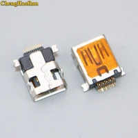 chenghaoran 1 10pcs female mini usb type b 10 pin smt smd dip mount jack connector