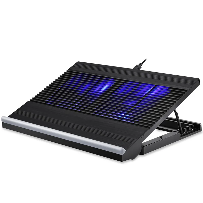 Aluminum alloy Laptop cooler 2 USB Ports Cooling Fan Tablet Cooling Pad Notebook Stand 12-15.6 Inch Adjustable Computer stand Aluminum alloy Laptop cooler 2 USB Ports Cooling Fan Tablet Cooling Pad Notebook Stand 12-15.6 Inch Adjustable Computer stand