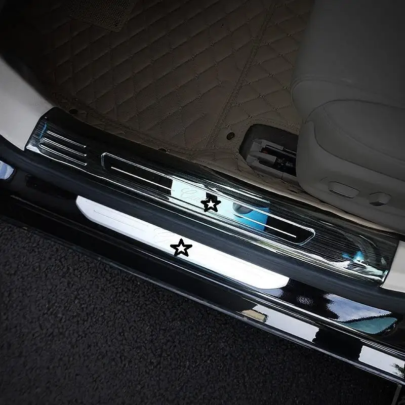 Auto Foot Pedal Wing Mirror Handle Door Automobile Decorative Chromium Car Styling Bright Sequins Covers 18 19 FOR Cadillac CT6 |