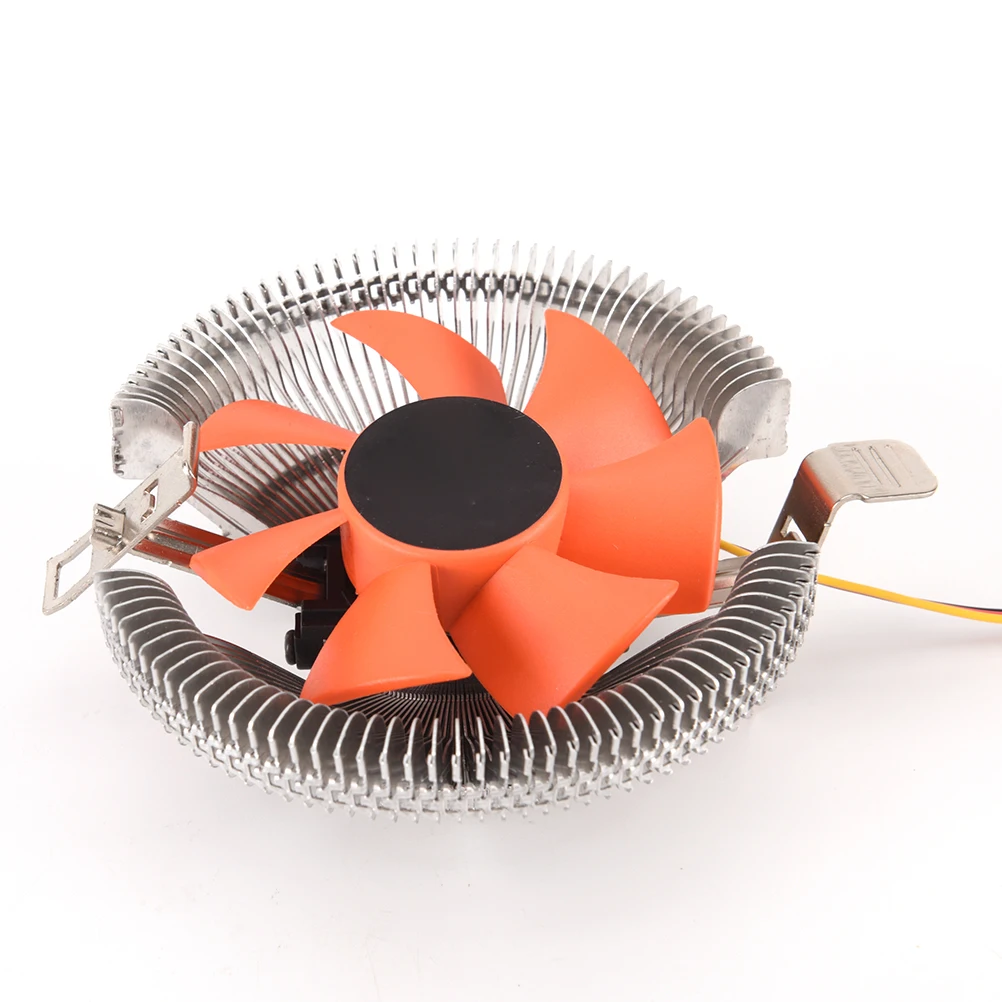 

Rotation CPU Cooling Practical Heatsink CPU Cooler Radiator Cooling Heatsink For Intel LGA 775 Fans High Speed