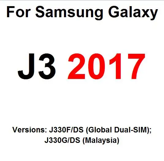J3 2017 EU Version 2.5D HD закаленное стекло для samsung Galaxy J3 J5 J7 J5 J7 Prime Защитное стекло для экрана для samsung J3 J5 J7 - Цвет: J3 2017 EU Version