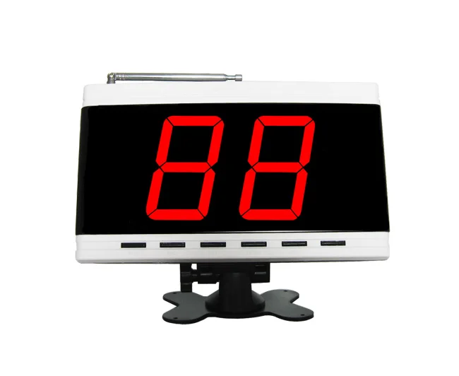 

Wireless waitress alert signal transmitter restaurant order device server paging system 1display 30buttons