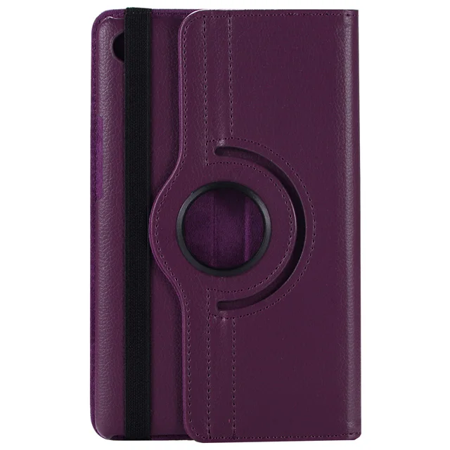 purple Чехол-книжка из искусственной кожи с поворотом на 360 градусов для samsung Galaxy Tab 4 8,0 SM-T330 T331 T335 Tab4 чехол на планшет 8 дюймов+ пленка+ ручка - Цвет: purple