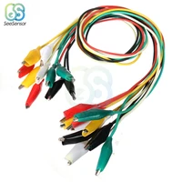 10pcs line length 50cm crocodile clip double ended crocodile clips cable alligator clips wire testing wire clip