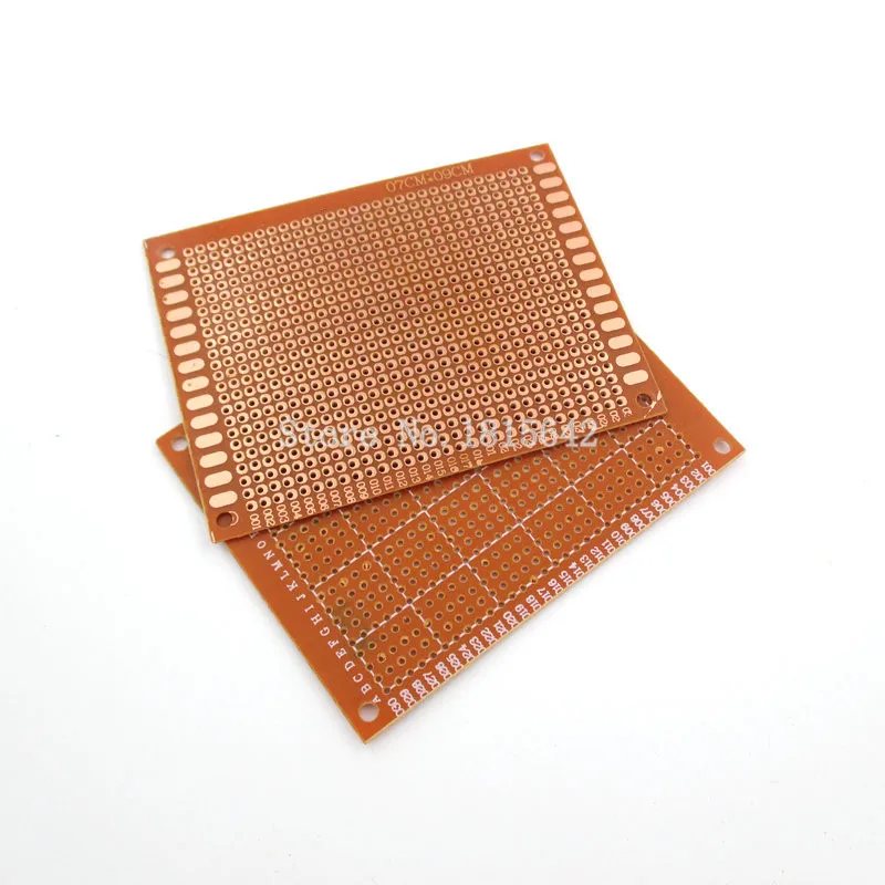 5 шт./лот DIY Прототип бумага PCB Универсальный Эксперимент Матрица платы 7x9 см 7*9 см