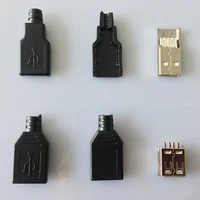 10pcsbag yt2151y usb2 0 malefemale connector plug welding data otg line connector diy assemble parts free russia shipping