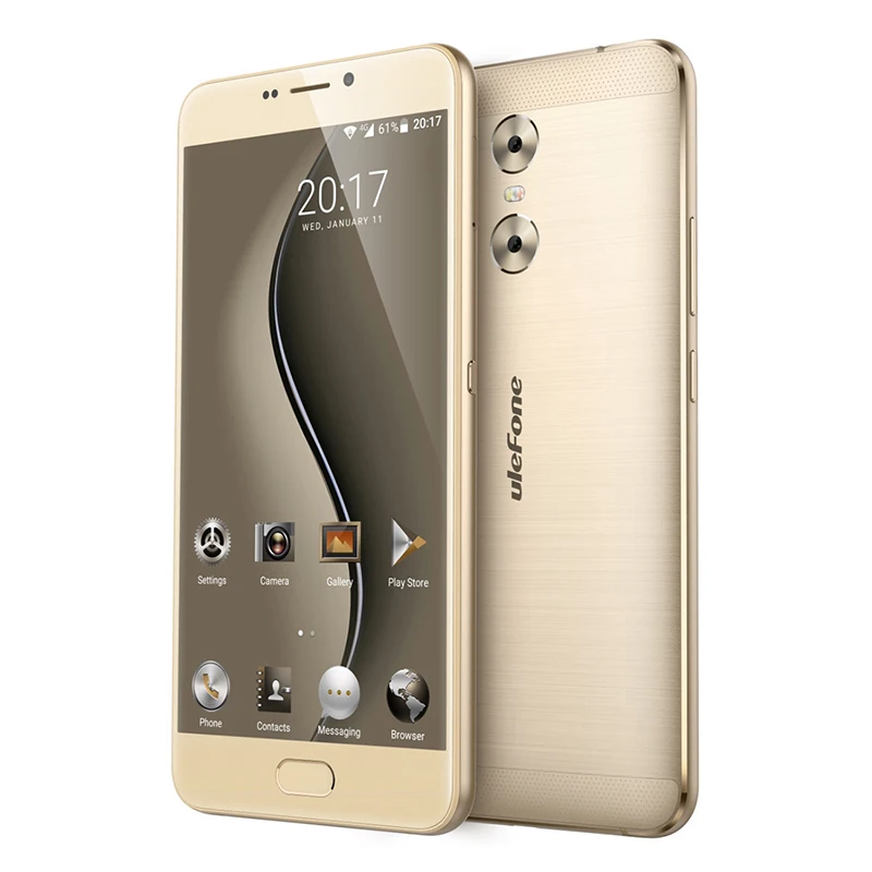 Оригинал Ulefone Близнецы mtk6737t 4 ядра Android 6.0 мобильный телефон 2 назад Камера 5.5