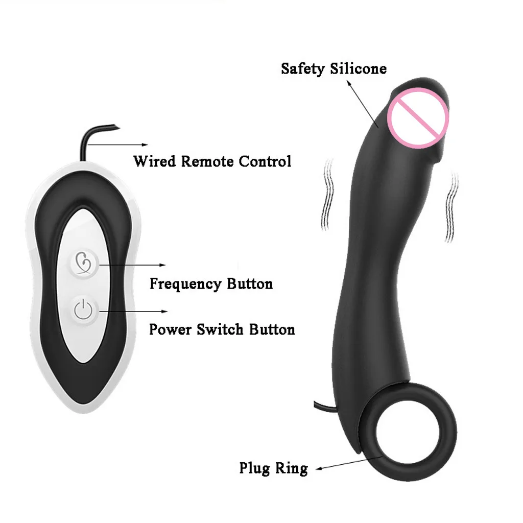 Анальная пробка Силиконовая Водонепроницаемая секс игрушки для мужчин и женщин