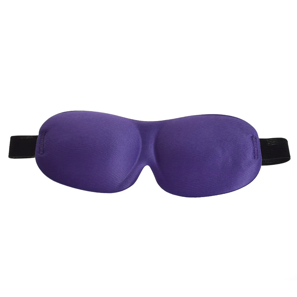purple 1 ПК Маска на глаза для сна маска для сна удобная глазами тени для век наручники для здравоохранения путешествия отдыха и спокойного сна помощи Дорожный Чехол аксессуары - Цвет: purple