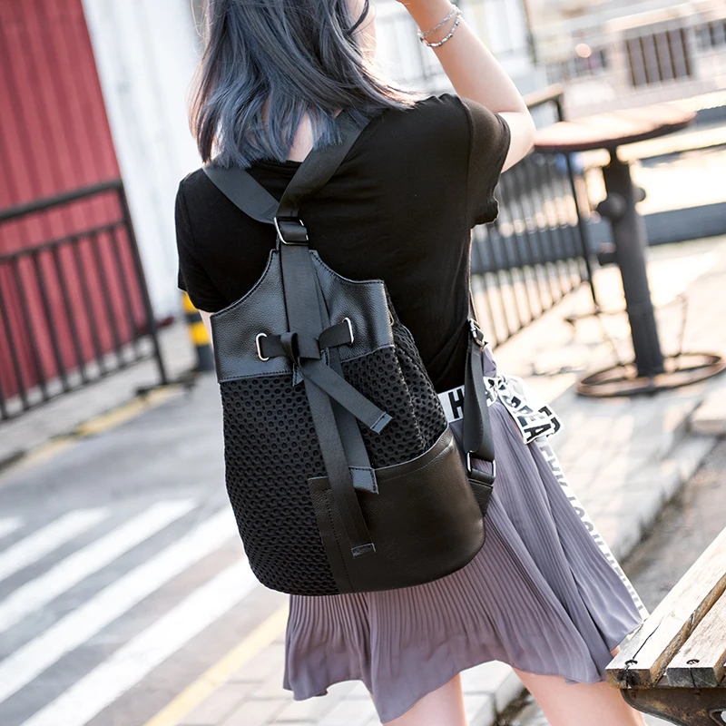 Модный женский рюкзак Милая женская сумка на плечо вместительная школьная новая