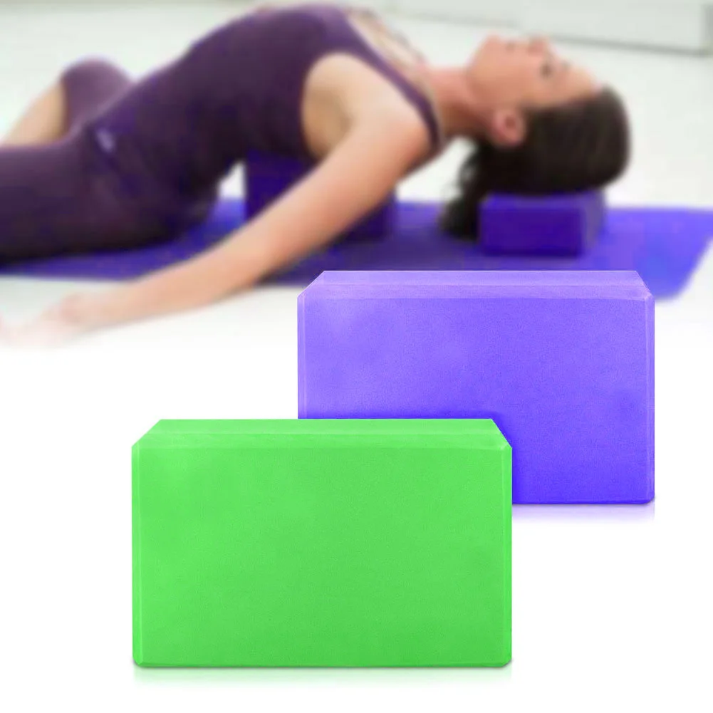 EVA FoamYoga блок для фитнеса пилатес пены Yoga Training Аксессуары Для Тела Формирование
