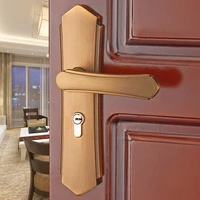 european door lock indoor bathroom bedroom door lock universal solid aluminum alloy door handle
