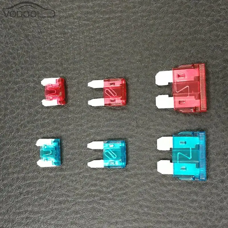 6 шт. автомобильный PCB держатель предохранителя Ассорти авто двигатель сменный предохранитель 10A/15A лезвие предохранитель ATC ATM ATO MINI