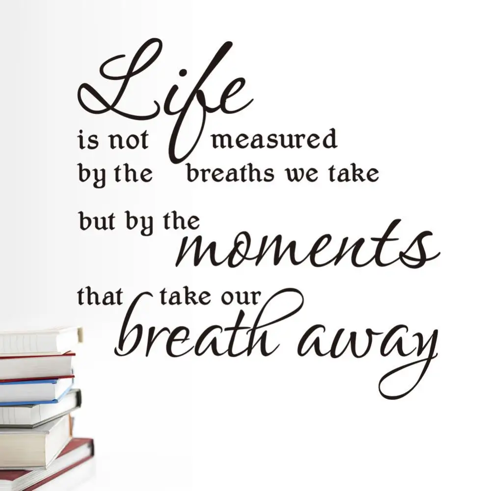 life's quote wall decals zooyoo8215 home decoration living room bedroom removable DIY 3d art vinyl stickers | Дом и сад