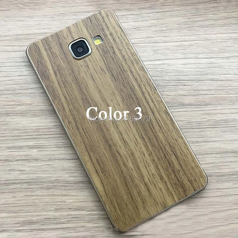 For Samsung Galaxy A5 A7 A9 (2016) A510 A710 Full Body Cover 3D Imitation Wood Grain Protection Skin Decal Sticker (Not a Case) |