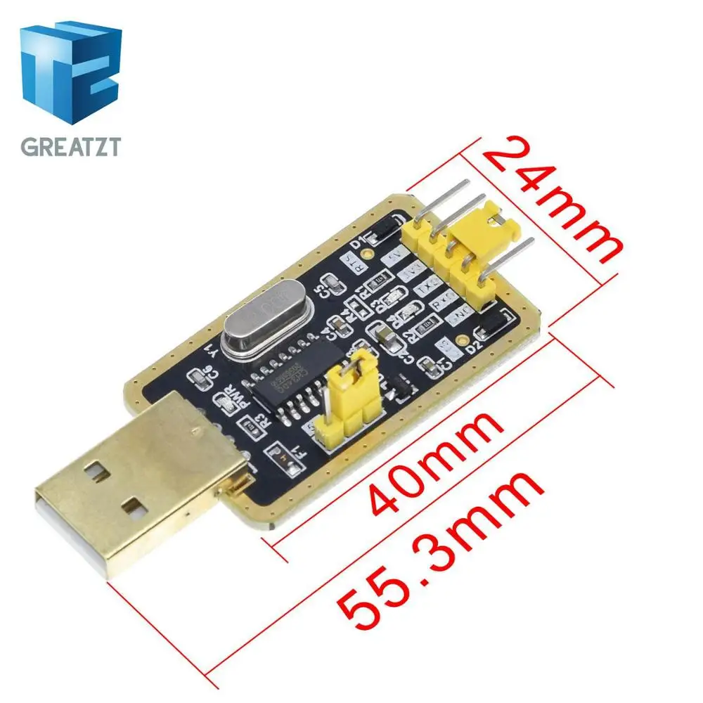 1 ШТ. CH340 модуля вместо PL2303 CH340G RS232 в TTL модуль обновления USB к последовательному
