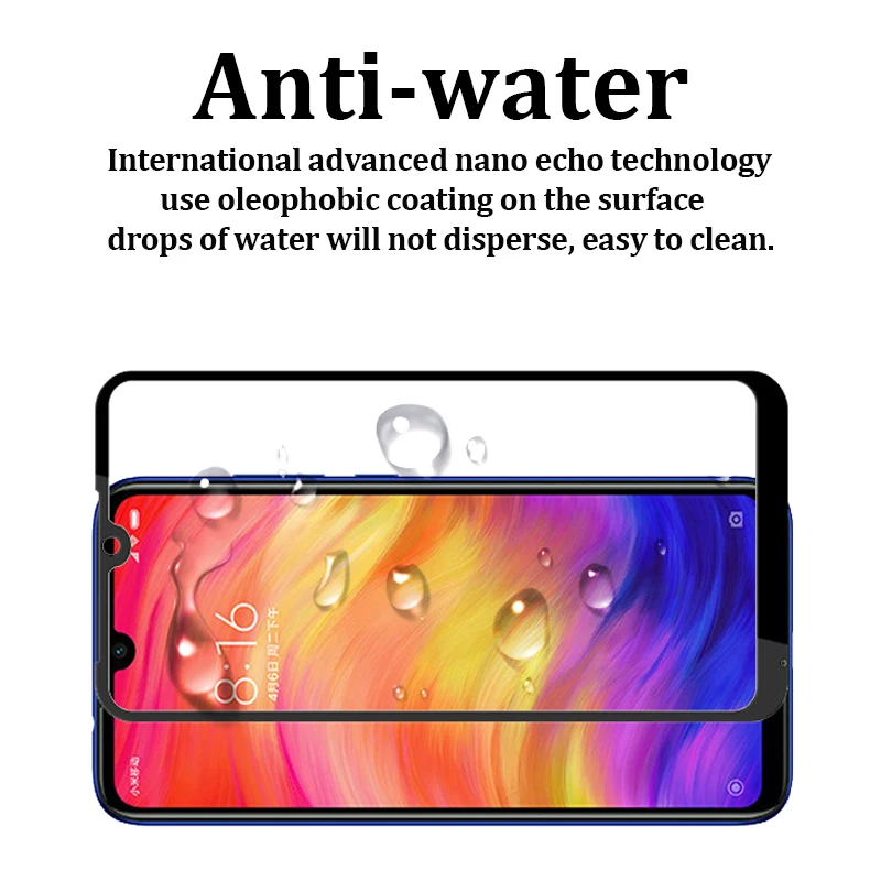 Закаленное стекло для xiaomi redmi note 7 pro защита экрана ksiomi redme not 7pro armor xiaomei red mi display siaomi