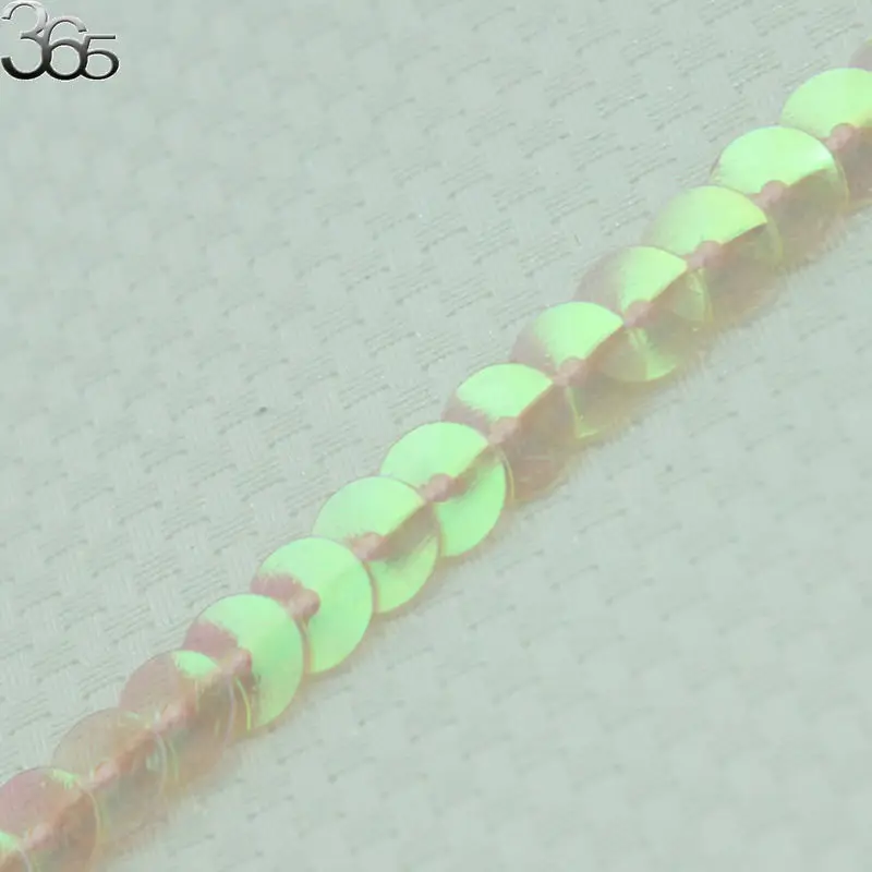 Бесплатная доставка 10/100 ярдов 6 мм Монета Плоская Круглая Роза сверкающие