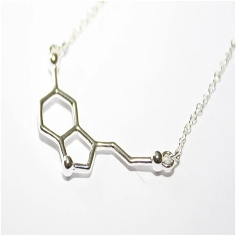 Модный браслет ручной работы молекула серотонина молекулярная структура