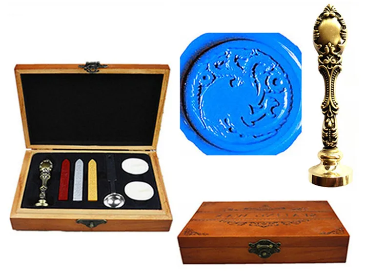 Винтаж фантазии Дракон пользовательские роскошные Воск уплотнительное штамп