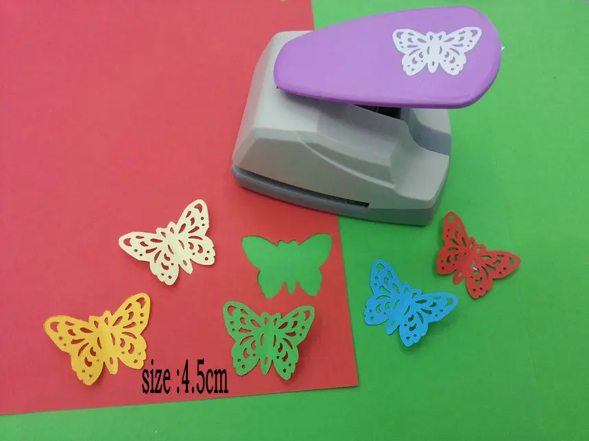 2 inch 1,"-3" 3D Дырокол с бабочкой, дырокол для бумаги, резак для бумаги, кортадор для бумаги, скрапбук, furador de papel furador eva - Цвет: 2 inch