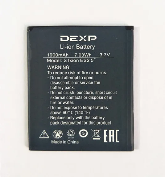Аккумулятор 1900 мА · ч для THL T6 T6C T6S DEXP Ixion ES2 5 дюймов/5 дюймов мобильный телефон