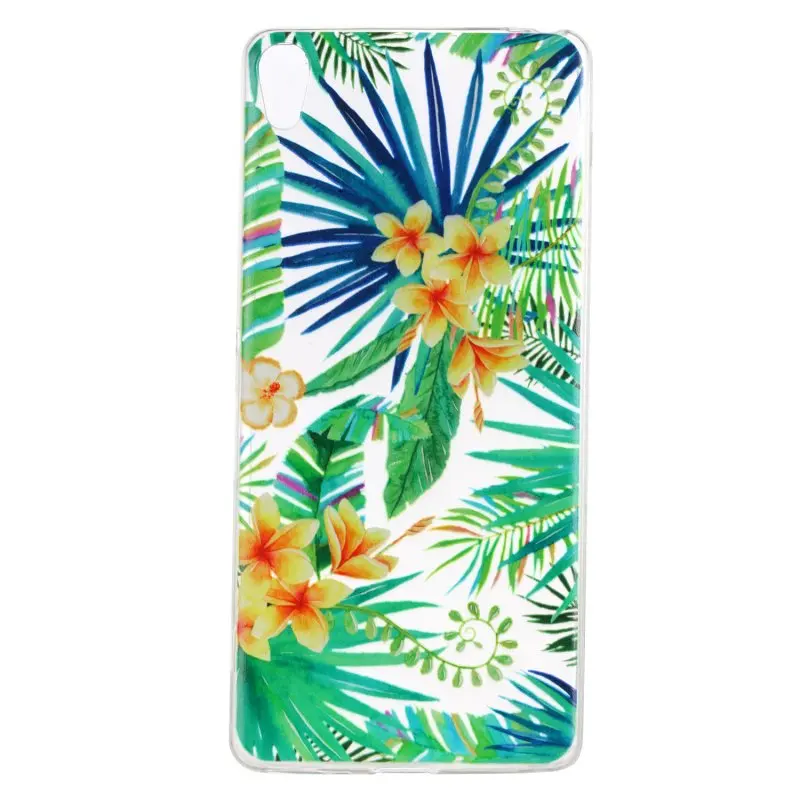 Case For Sony Xperia XA Back Cover Ultra Thin Flexible Rubber Fruit Animal Flower Phone Bag Gel Coque Etui Capinha |