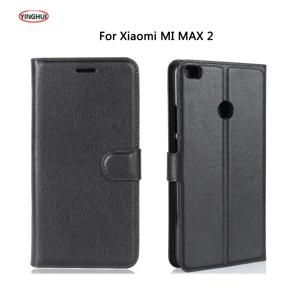 HUDOSSEN для Xiaomi MI Max 2 Чехол роскошный кожаный чехол с откидной крышкой аксессуары