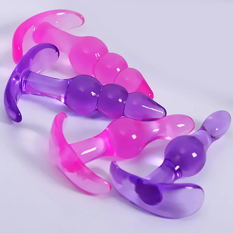 Новый Анальный Секс игрушки для Для женщин и мужчин желе мягкий Fexible анальные