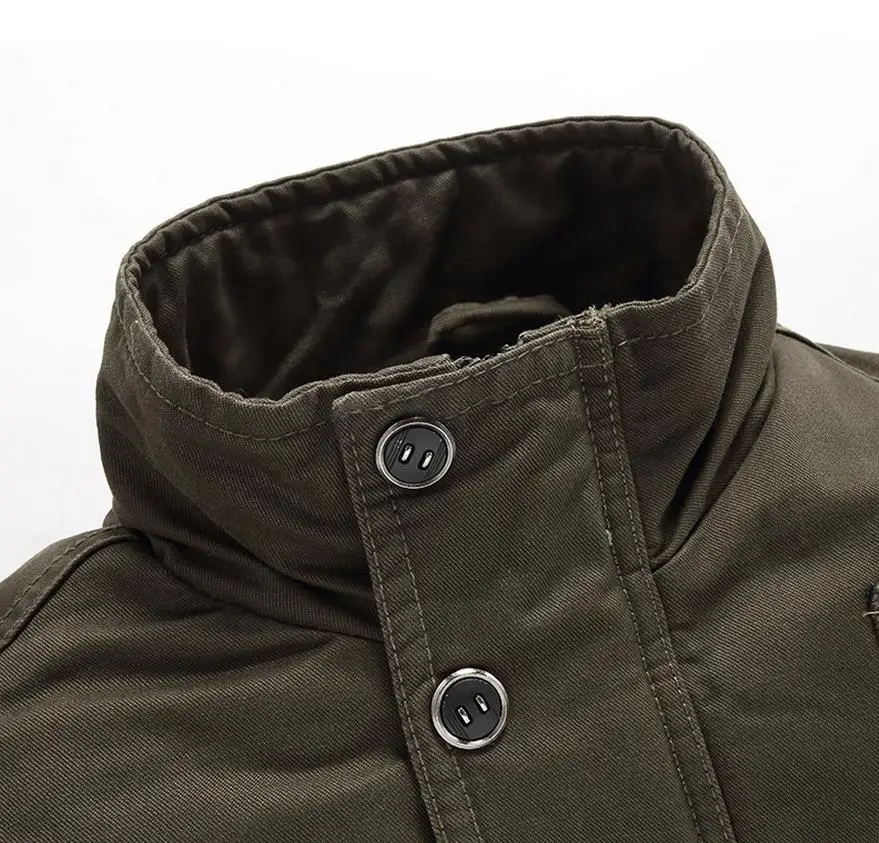 

Pop Warm Autumn And Winter Men Jacket Collar Jacket Coat Casual Jacket Fashion