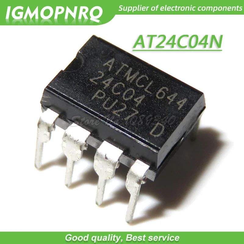 10 шт. AT24C04N 24C04N 24C04 AT24N04 DIP-8 EEPROM (512x8) 4K 1 8-5 5 новый оригинальный |