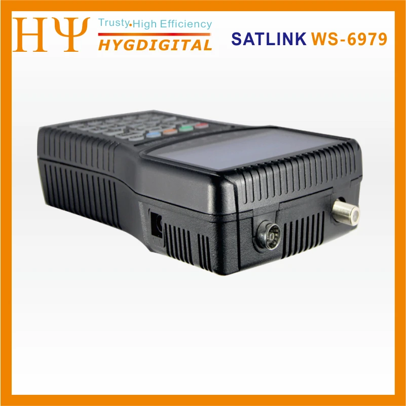 Satlink WS-6979 Цифровой спутниковый Finder DVB-S2 &amp DVB-T2 Combo спектра искатель WS6979 наземного |