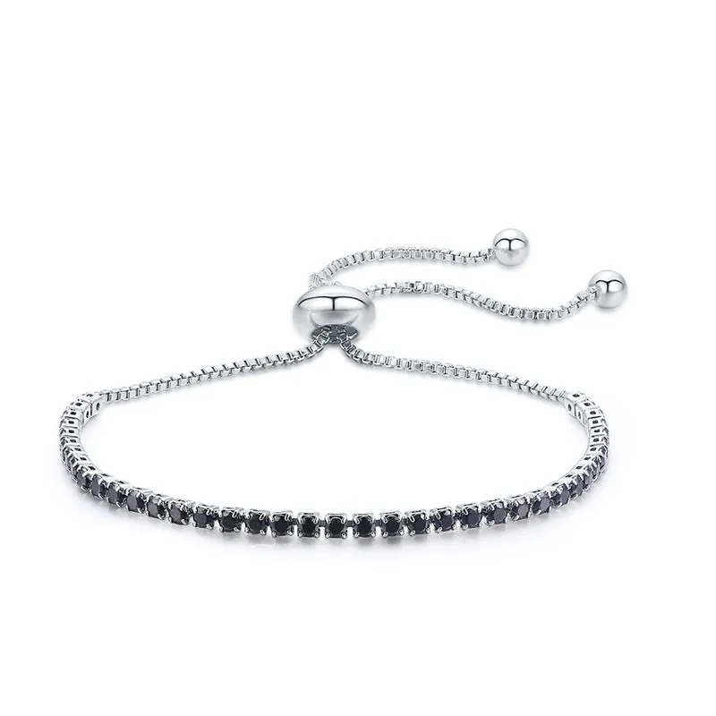 white color black cz Тонкий камень CZ теннис браслеты для женщин Девушка Золото Цвет Jewelry Браслеты настраиваемый Шарм Bracelete Femme Bileklik Bransoletki - Окраска металла: white color black cz