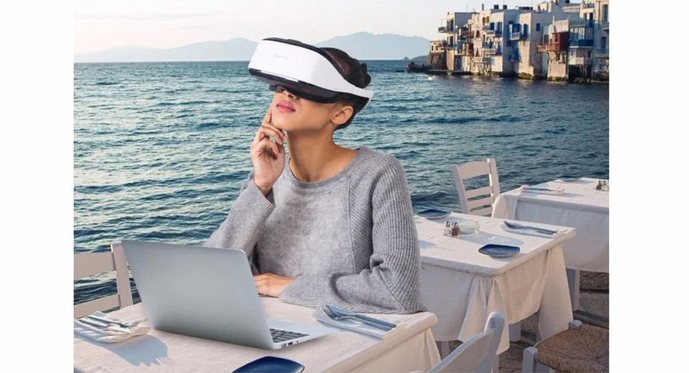 Deepoon E3 3D PC VR 2,5 K гарнитура для компьютера/ноутбука/регулировки IPD/110 градусов FOV с 3D IMAX эффектами и 3D реалистичной