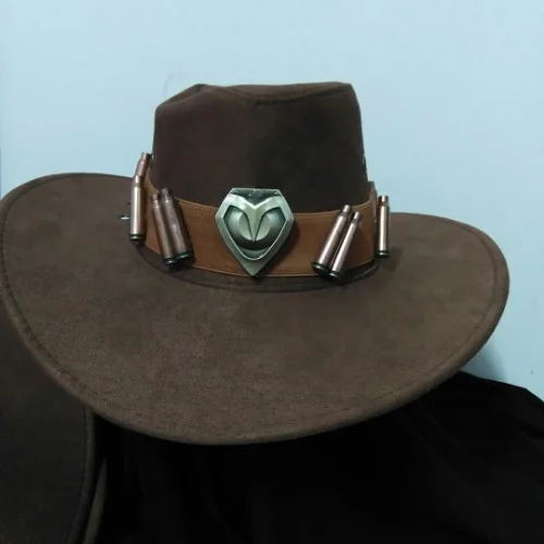 Головной убор для косплея Overwatch Jesse McCree|Аксессуары костюмов| |