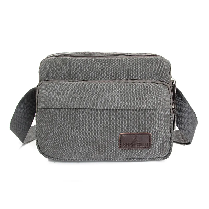 Мужская Холщовая Сумка через плечо винтажная Повседневная дорожная сумка PT990|bag