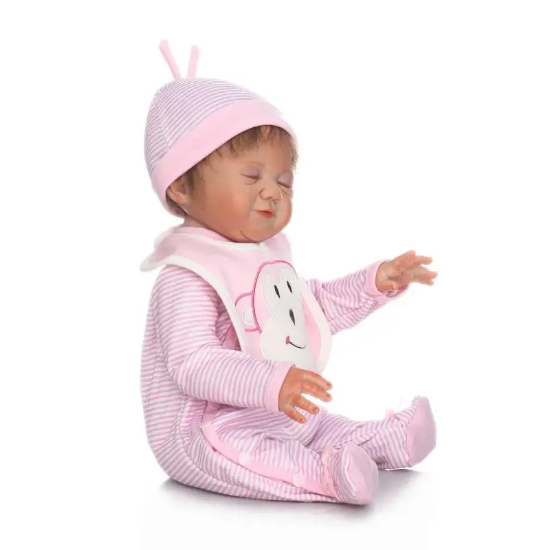 Полностью силиконовые реалистичные куклы Новорожденные 20 дюймов 50 см для