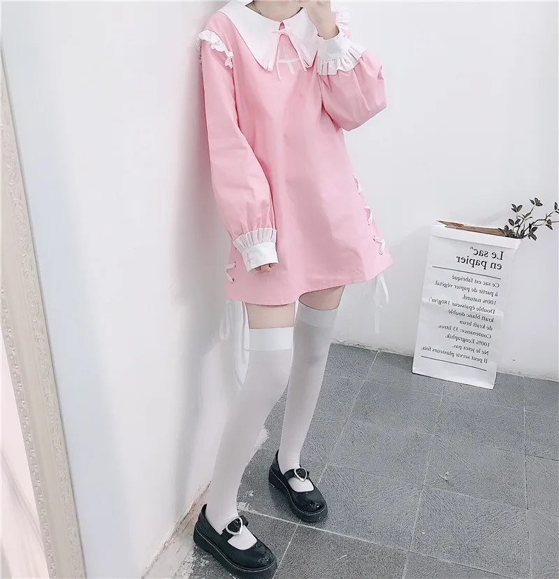 Kawaii, корейское, японское, Лолита, пэчворк, оборки, матроска, лента на шее, галстук, шнуровка, вышивка крестом, мини платье, Harajuku, готический стиль, милый бант