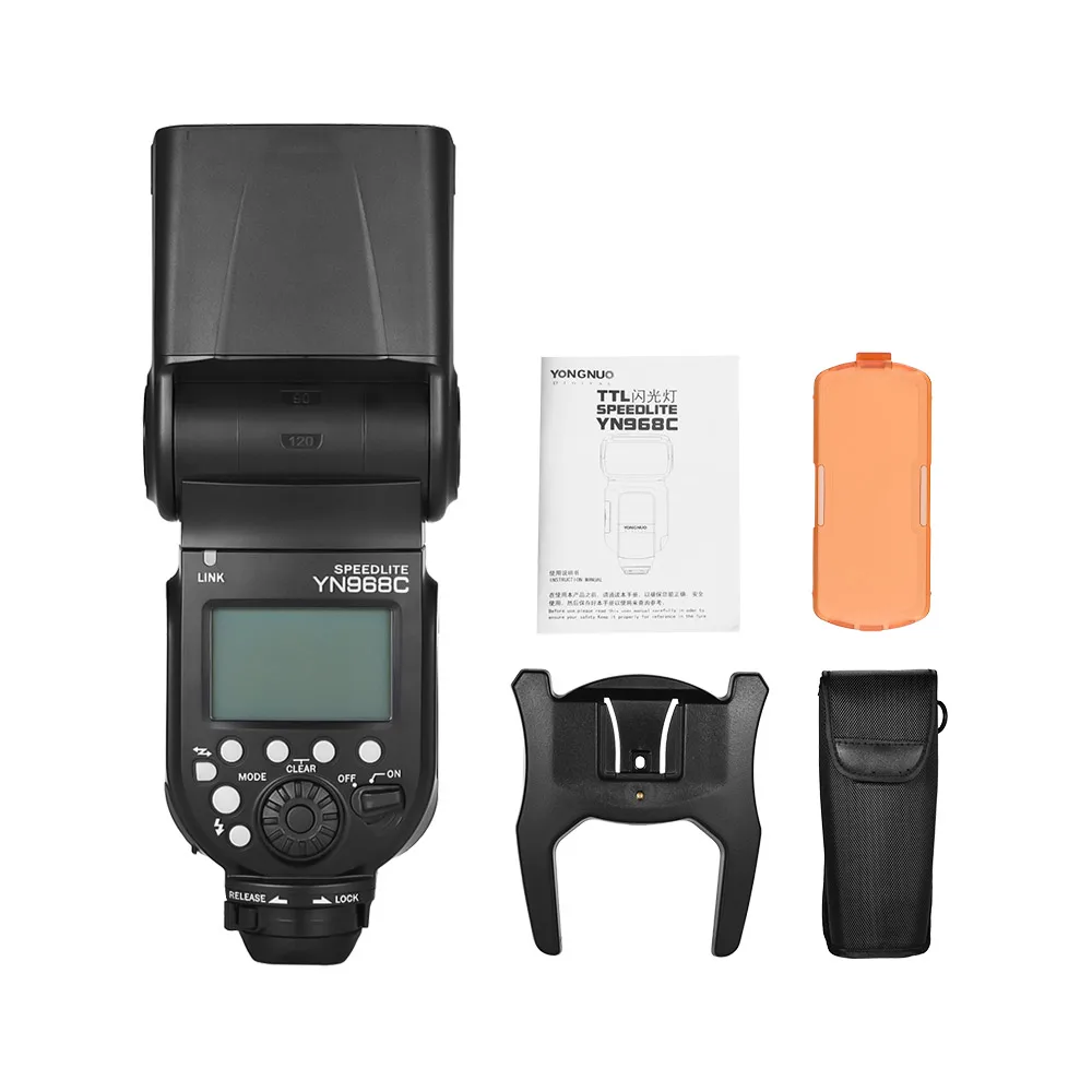 YONGNUO YN968C YN968N Беспроводная ttl вспышка Speedlite для камеры Canon DSLR Встроенный светодиодный светильник, совместимый с YN622C YN560